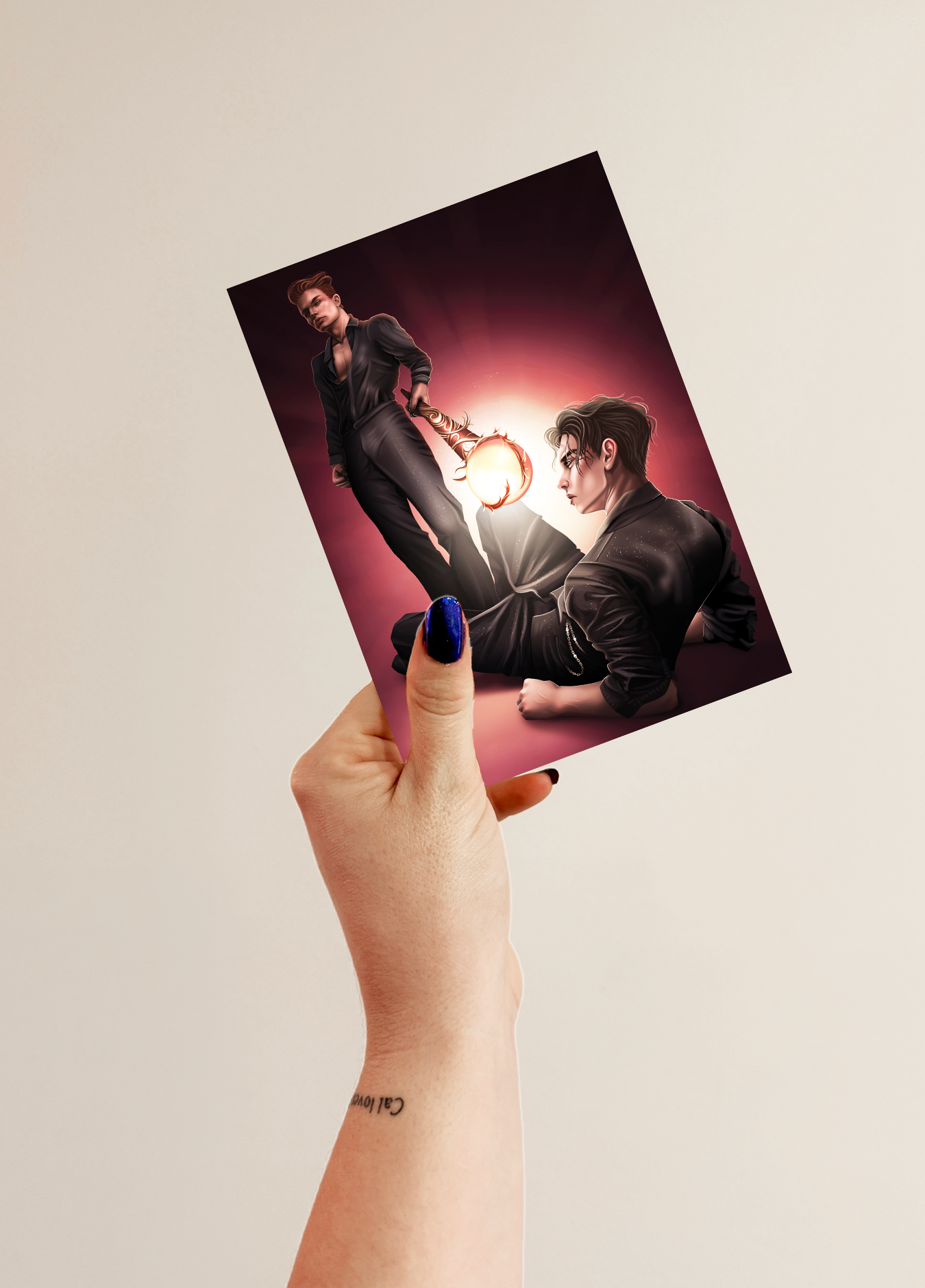 DIGITAL PRINT - HELLCAT - GABE THREATENS SHEM WITH THE SCEPTER