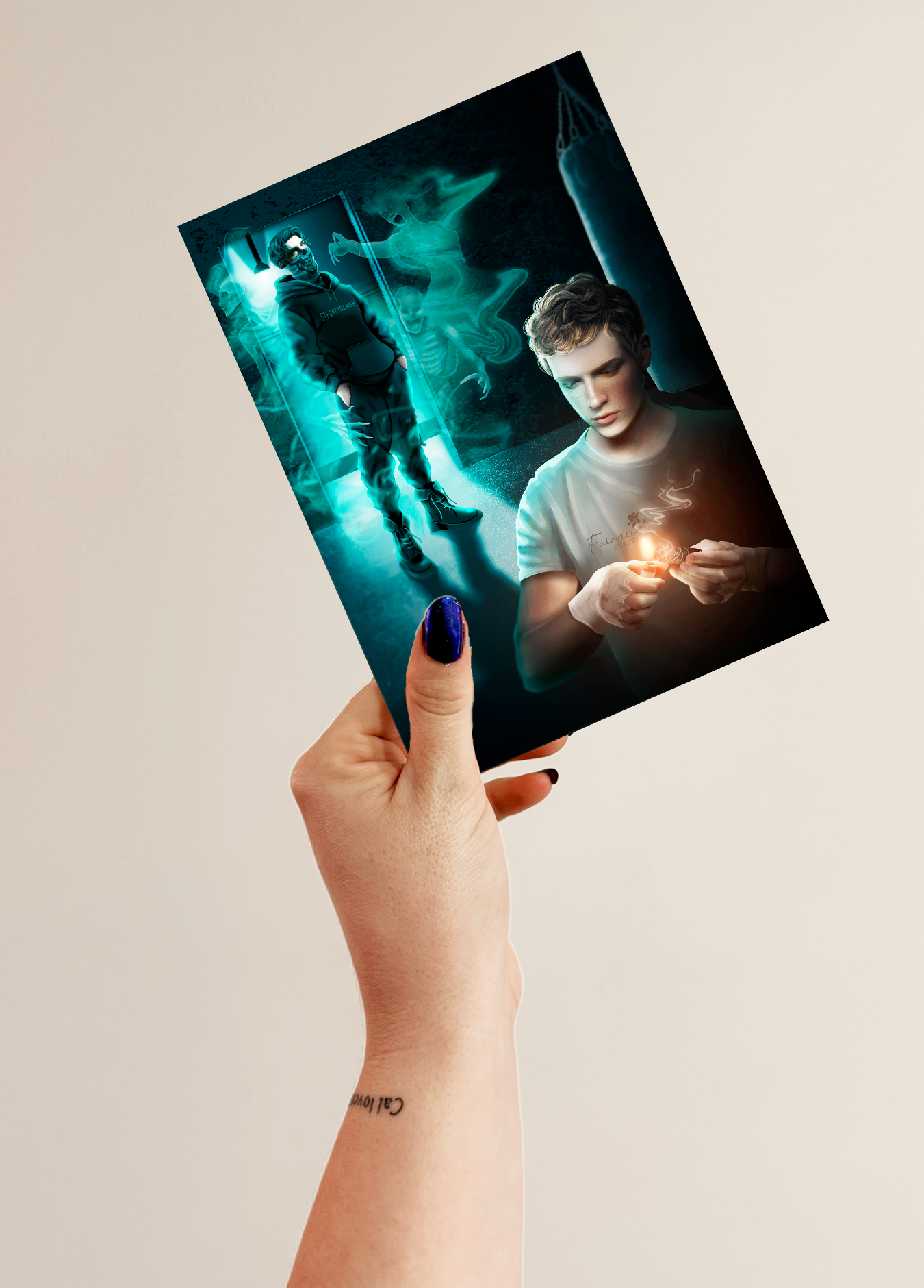 DIGITAL PRINT - THE MERCENARY AND THE MORTICIAN - CAL STALKING RYAN